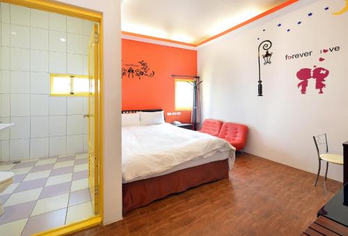 Postel nebo postele na pokoji v ubytování Star Inn 888