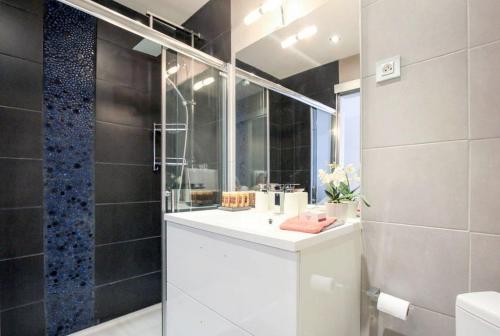 Koupelna v ubytování Le Minerve