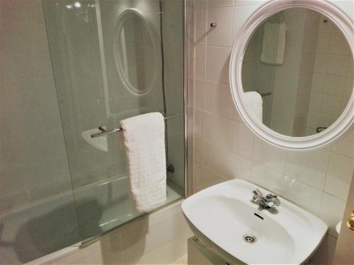 Koupelna v ubytování Duplex En Corral De Vecinos San Bernardo