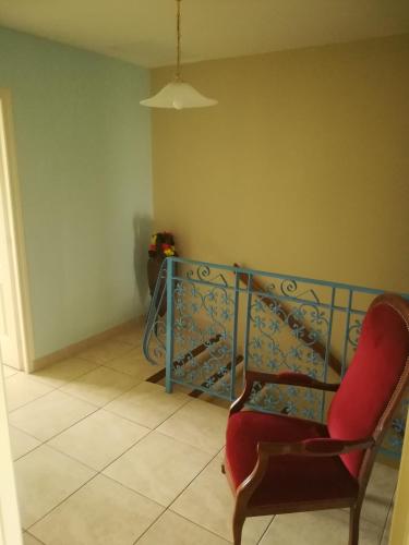 Un lugar para sentarse en Gîte du vignoble Sidky