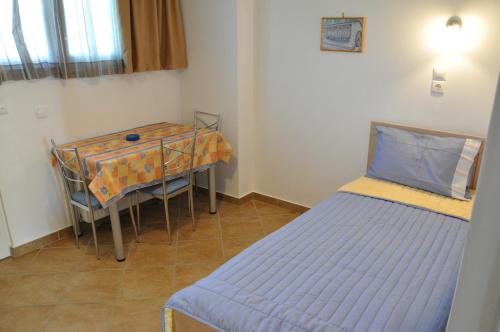 Ένα ή περισσότερα κρεβάτια σε δωμάτιο στο Villa Annilena