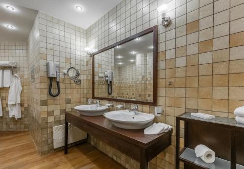 A bathroom at Country hotel Gladenkaya