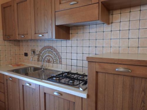 Η κουζίνα ή μικρή κουζίνα στο Agriturismo L'Ciabot
