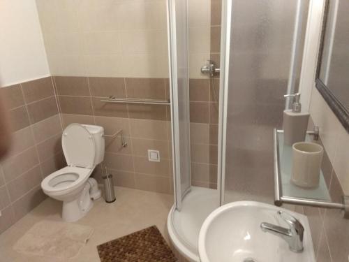 Koupelna v ubytování Penzion u Čermáka