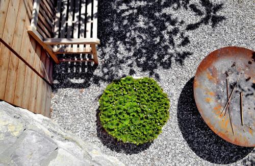 Jardín al aire libre en Apartmaji 43