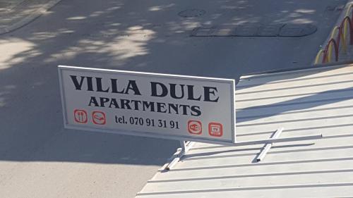 Certifikát, hodnocení, plakát nebo jiný dokument vystavený v ubytování Vila Dule