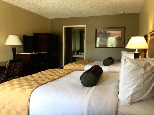 Giường trong phòng chung tại Hotchkiss Inn Motel