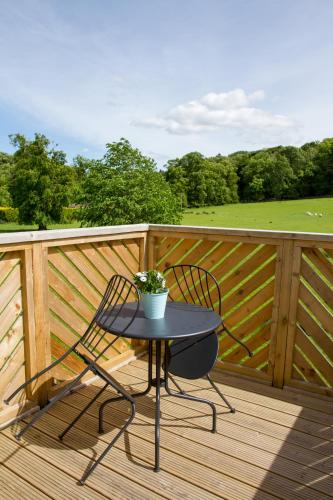 Ein Balkon oder eine Terrasse in der Unterkunft Badgers Den
