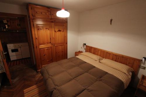 Giường trong phòng chung tại Apartment Da Renza