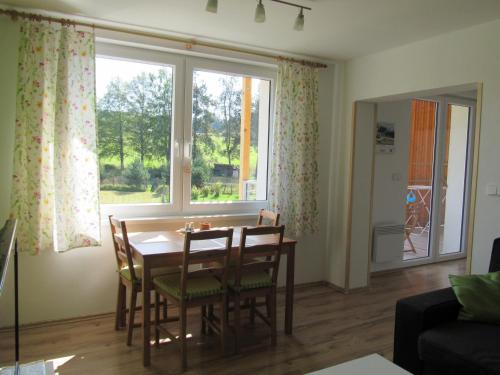 Posezení v ubytování Apartmán Stožec Ema