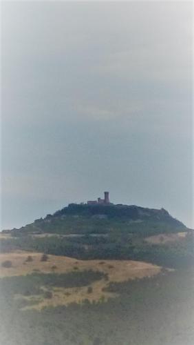 an island with a building on top of it at Casa Della Nonna in Radicofani