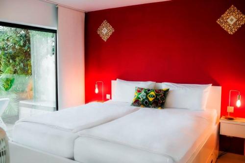 Ένα ή περισσότερα κρεβάτια σε δωμάτιο στο Apartment Monte Del Moro