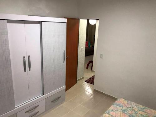 Katil atau katil-katil dalam bilik di Apartamento com vista espetacular