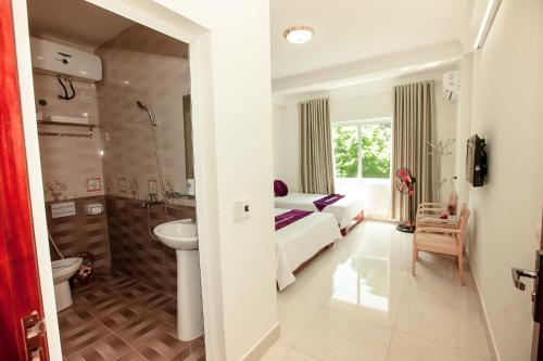 Koupelna v ubytování Dang Quang Guesthouse