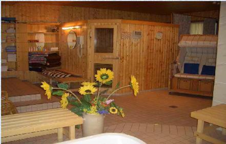 Dapur atau dapur kecil di Hotel Haus Salzberg garni