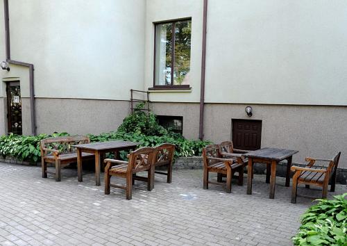 Χώρος καθιστικού στο Hotel Senas Namas