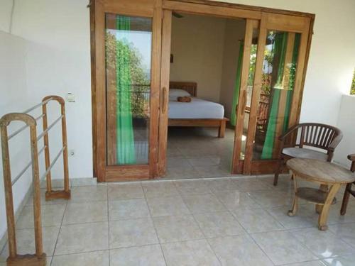 Giường trong phòng chung tại Dharma Yoga Homestay dan hostel