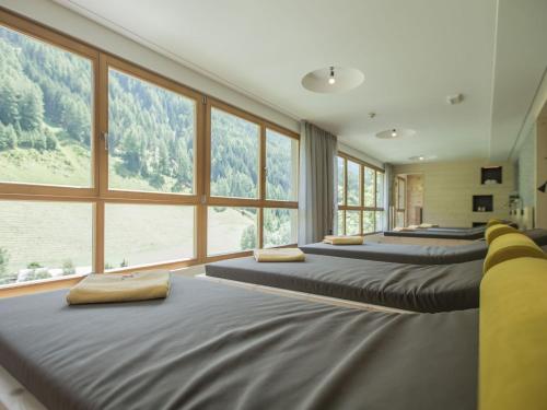 Postel nebo postele na pokoji v ubytování Wanderhotel Talblick