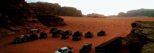 Paisaje cerca de este camping