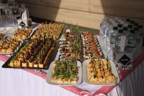 Jídlo v prázdninového areálu nebo okolí