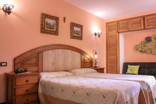 Katil atau katil-katil dalam bilik di Finca el Castillo
