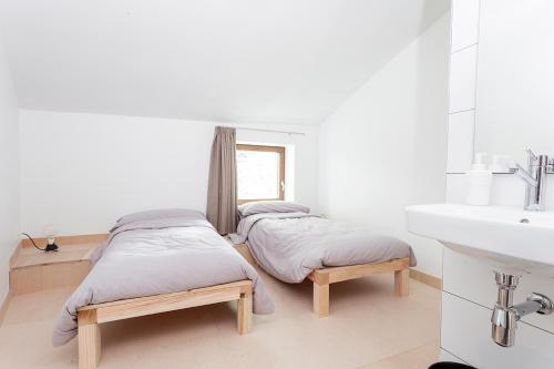 Postel nebo postele na pokoji v ubytování Passivetxea