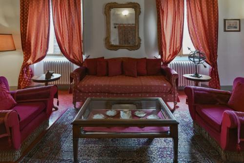 Posezení v ubytování Residenze d'Epoca Palazzo Coli Bizzarrini