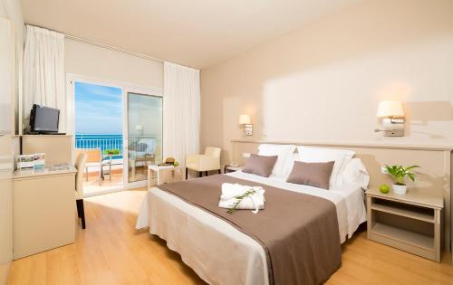 Postel nebo postele na pokoji v ubytování Hotel & Spa Terraza 4 Sup