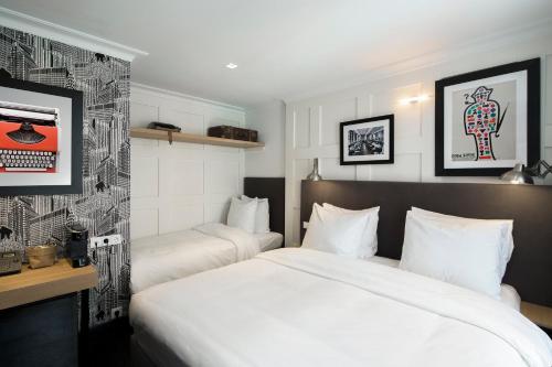 Katil atau katil-katil dalam bilik di The Highland House