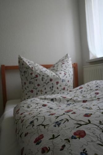 Ferienwohnung Templinにあるベッド