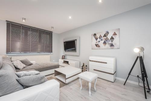 Χώρος καθιστικού στο Apartament Silesian Vip