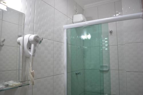 Koupelna v ubytování Hotel Calstar