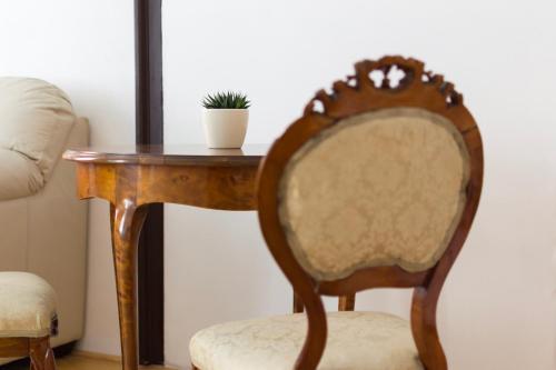 Posezení v ubytování B&B Krumlov