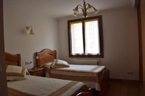 เตียงในห้องที่ Casa Artegia