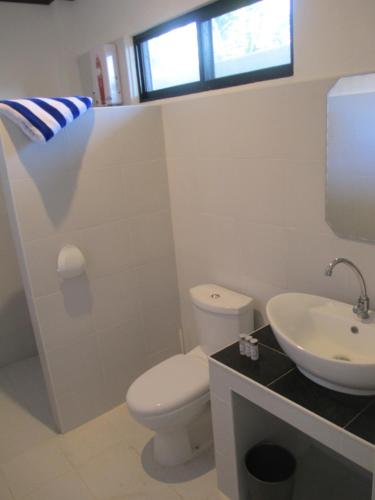 Koupelna v ubytování HIGALA Resort