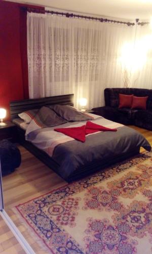 Ένα ή περισσότερα κρεβάτια σε δωμάτιο στο Guest House Lazar Raykov
