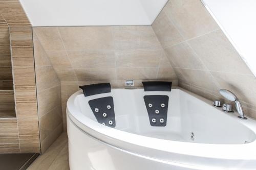 Ein Badezimmer in der Unterkunft Adelhoff