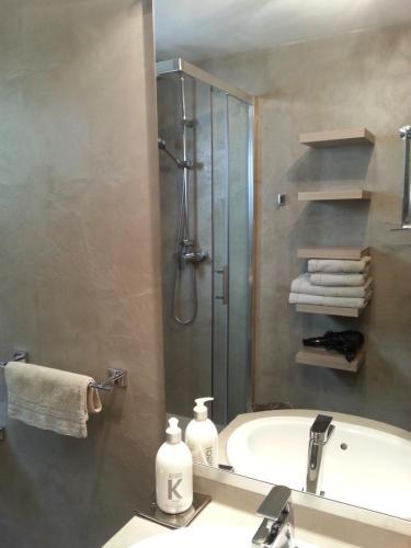 Ένα μπάνιο στο Chambre d'hotes Casa Biba