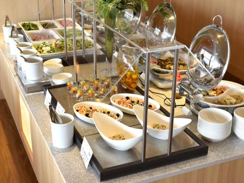 
濱松格蘭飯店供旅客選擇的早餐選項
