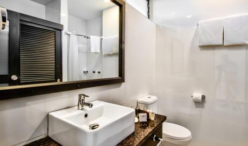 Koupelna v ubytování Tanoa Rakiraki Hotel
