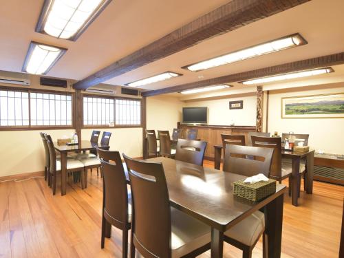 Χώρος καθιστικού στο Azuma Ryokan