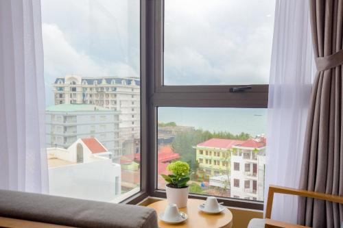 Balkón nebo terasa v ubytování Gaia Hotel Phu Quoc