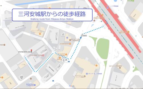 a map of the worcester road from worcester bike station at Hotel NOA (Adult Only) in Anjo