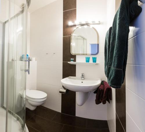 Koupelna v ubytování Hotel Zur Alten Börse
