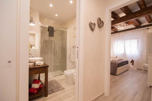 Een badkamer bij Ca del Pape