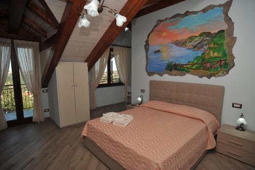 Postel nebo postele na pokoji v ubytování B&B Kebontà