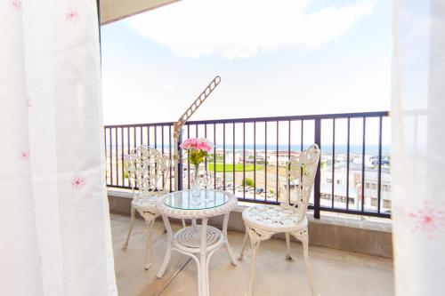 Μπαλκόνι ή βεράντα στο Awaji Central Room NC03