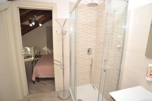 Koupelna v ubytování B&B Kebontà