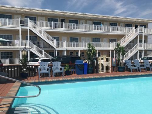 Bazén v ubytování Sea Horse Motel nebo v jeho okolí