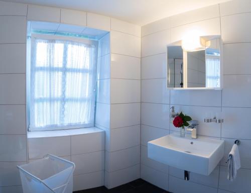 Kúpeľňa v ubytovaní Landgut Stetter